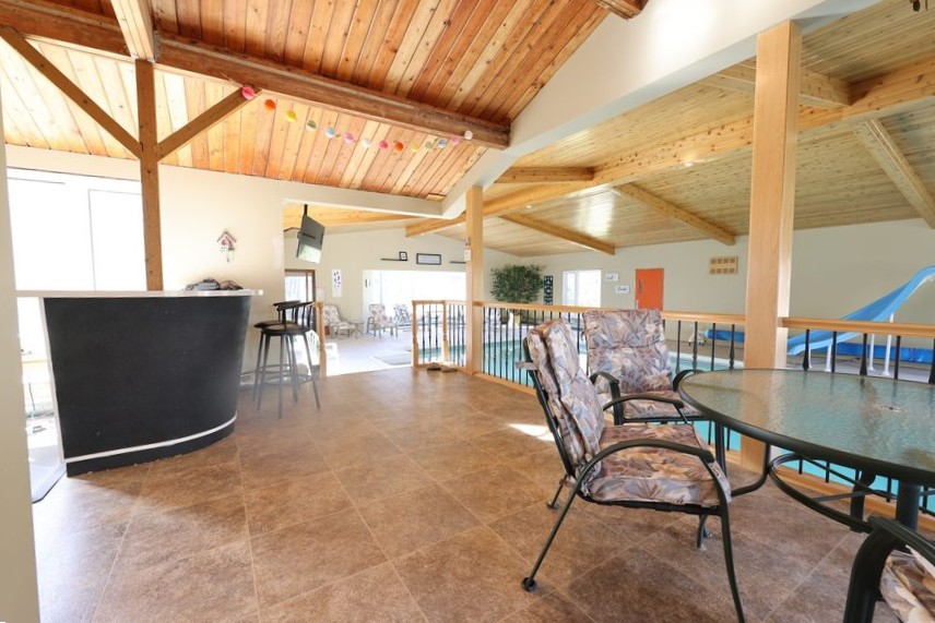 Indoor pool room