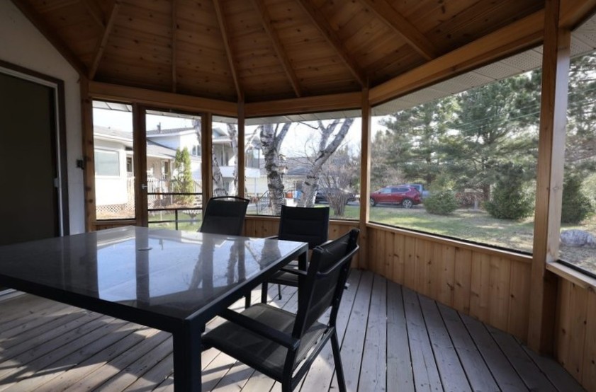 Poolside gazebo